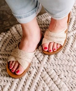 No Ship Drop Ship Natural River Jute Blowfish Sandal