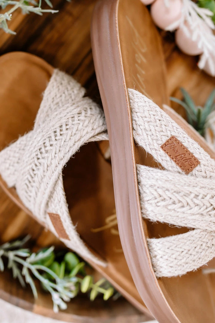No Ship Drop Ship Natural River Jute Blowfish Sandal 11 No Ship Drop Ship Natural River Jute Blowfish Sandal