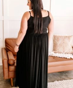 No Ship Drop Ship Be Enviable Maxi Dress In Black
