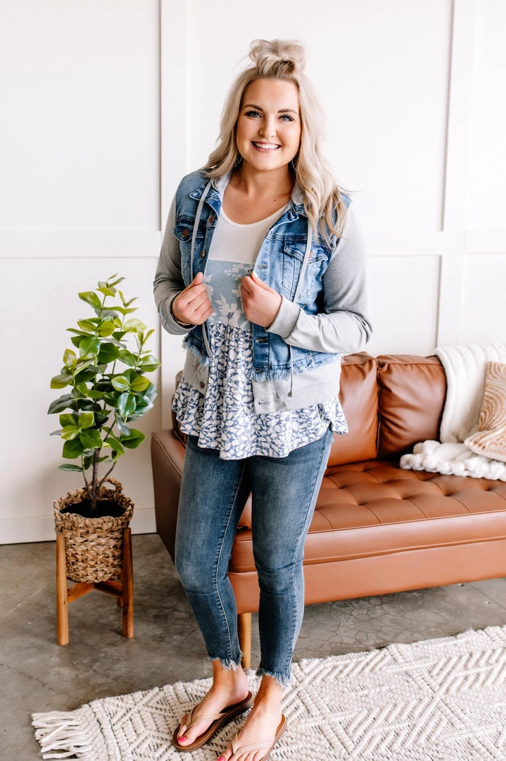 No Ship Drop Ship Break A Sweat Denim Jacket By Risen 6 No Ship Drop Ship Break A Sweat Denim Jacket By Risen