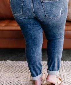 No Ship Drop Ship GHG- Shop Singles Appetite For Destruction Mid Rise Slim Fit Judy Blue Jeans (GHG-5, 9, 11, 13)