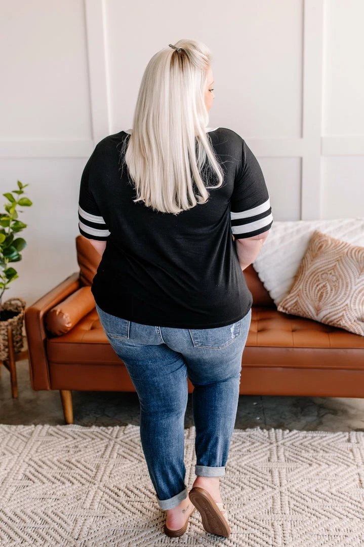 No Ship Drop Ship The Winning Team Top In Black & White (GHG-S) 3 No Ship Drop Ship The Winning Team Top In Black & White (GHG-S)