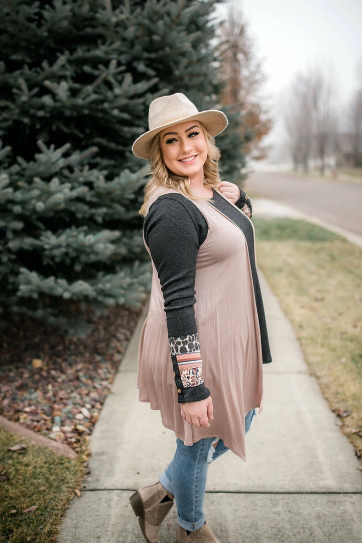 No Ship Drop Ship Life Of The Party Sleeveless Cardigan In Shimmering Mauve 2 No Ship Drop Ship Life Of The Party Sleeveless Cardigan In Shimmering Mauve