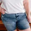 No Ship Drop Ship GHG- Shop Singles The Thighs Have It Judy Blue Thigh Shorts (GHG-S)