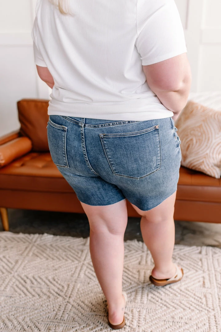 No Ship Drop Ship Apparel The Thighs Have It Judy Blue Thigh Shorts 8 No Ship Drop Ship Apparel The Thighs Have It Judy Blue Thigh Shorts