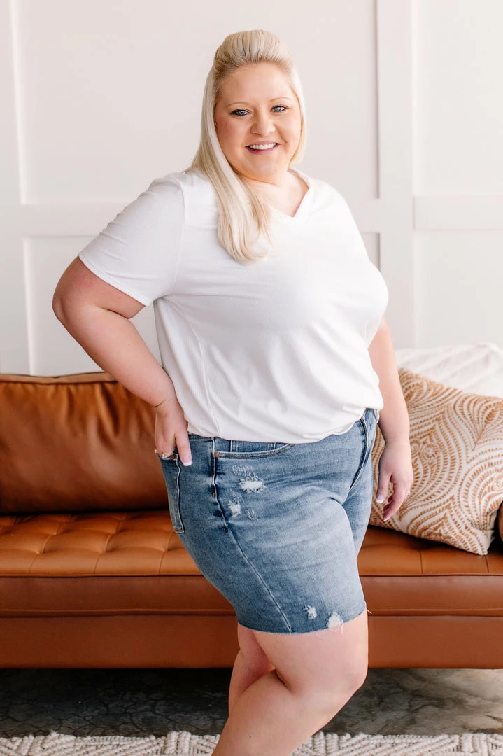 No Ship Drop Ship Apparel The Thighs Have It Judy Blue Thigh Shorts 4 No Ship Drop Ship Apparel The Thighs Have It Judy Blue Thigh Shorts