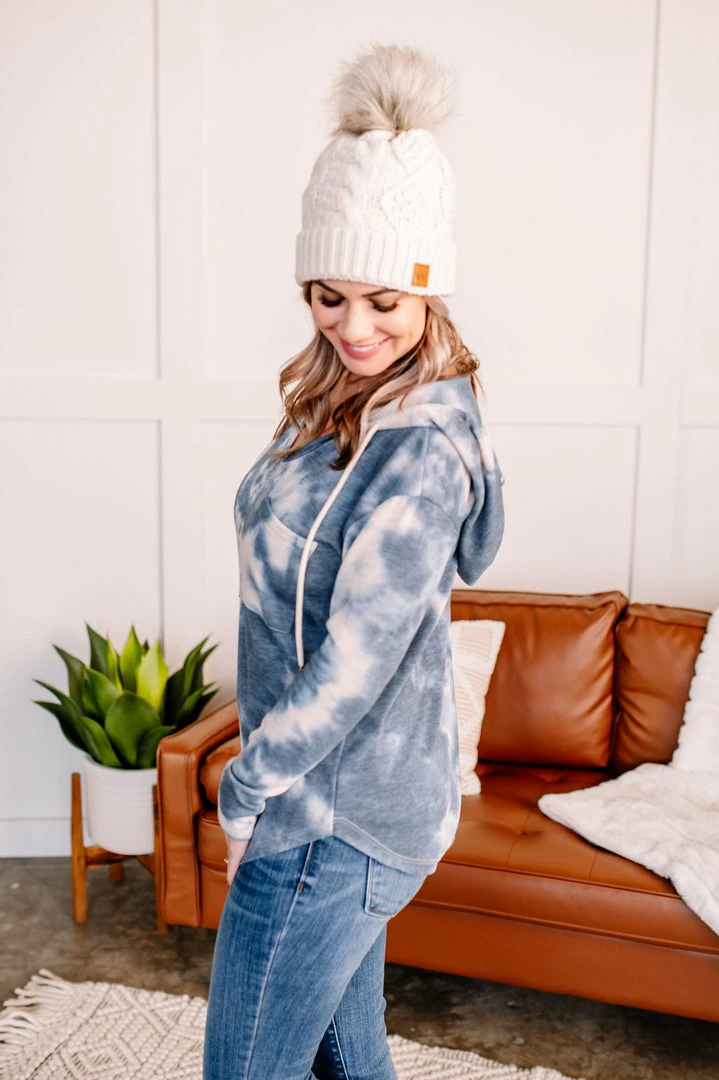 No Ship Drop Ship Nowhere To Hide Tie Dye Top In Vintage Blue (GHG- S, M) 2 No Ship Drop Ship Nowhere To Hide Tie Dye Top In Vintage Blue (GHG- S, M)