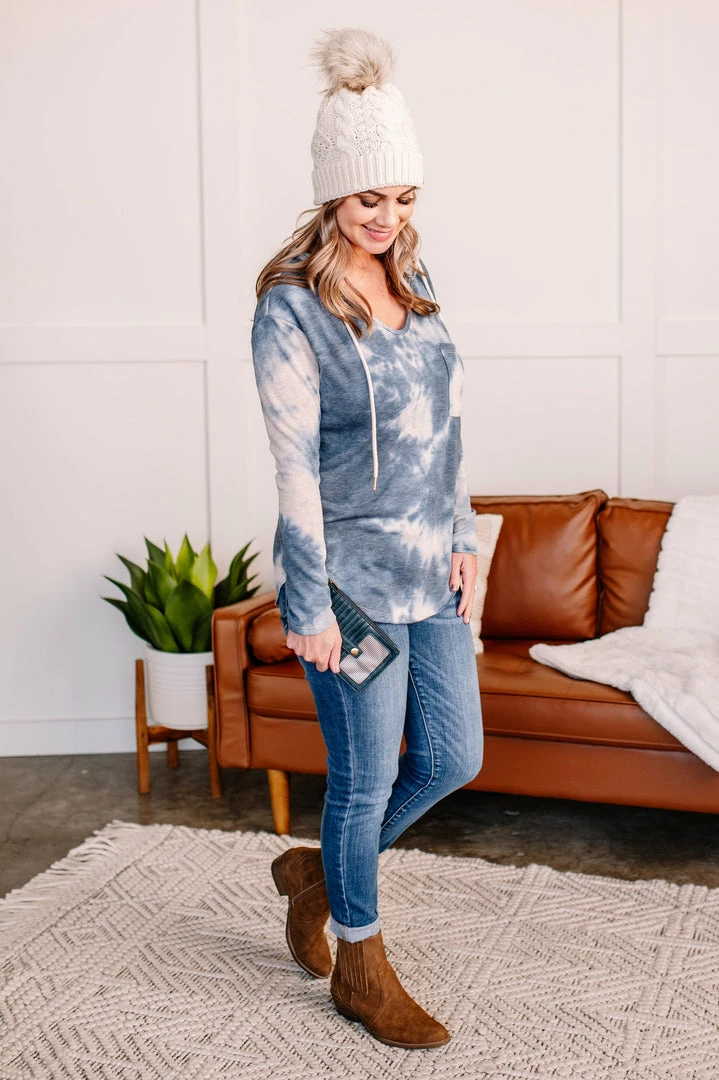 No Ship Drop Ship Nowhere To Hide Tie Dye Top In Vintage Blue (GHG- S, M) 4 No Ship Drop Ship Nowhere To Hide Tie Dye Top In Vintage Blue (GHG- S, M)