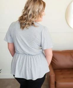 No Ship Drop Ship Come Along With Me Top In Gray 12 No Ship Drop Ship Come Along With Me Top In Gray