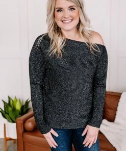 No Ship Drop Ship Apparel Twinkle In Your Eye Top In Silver Bells