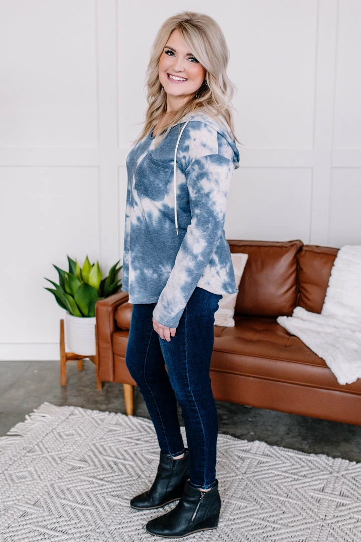 No Ship Drop Ship Nowhere To Hide Tie Dye Top In Vintage Blue (GHG- S, M) 8 No Ship Drop Ship Nowhere To Hide Tie Dye Top In Vintage Blue (GHG- S, M)