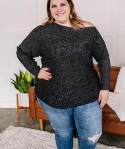 No Ship Drop Ship Apparel Twinkle In Your Eye Top In Silver Bells