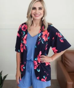 No Ship Drop Ship Tops Mainstream French Blue Summer Romper