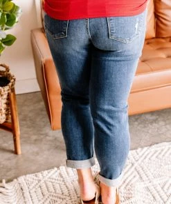 No Ship Drop Ship GHG- Shop Singles Appetite For Destruction Mid Rise Slim Fit Judy Blue Jeans (GHG-5, 9, 11, 13)