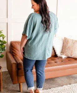 No Ship Drop Ship Ripples On The Water Cable Knit Top Apparel