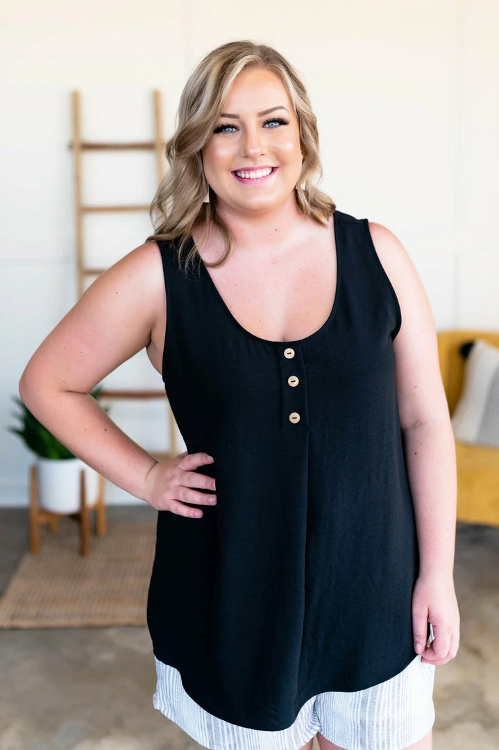 No Ship Drop Ship Tank Heavens Blouse In Black 8 No Ship Drop Ship Tank Heavens Blouse In Black