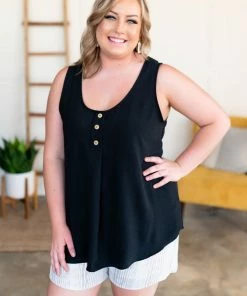 No Ship Drop Ship Tank Heavens Blouse In Black 25 No Ship Drop Ship Tank Heavens Blouse In Black