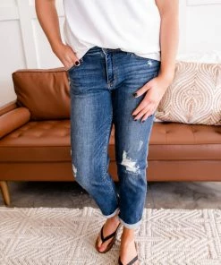 No Ship Drop Ship GHG- Shop Singles Appetite For Destruction Mid Rise Slim Fit Judy Blue Jeans (GHG-5, 9, 11, 13)