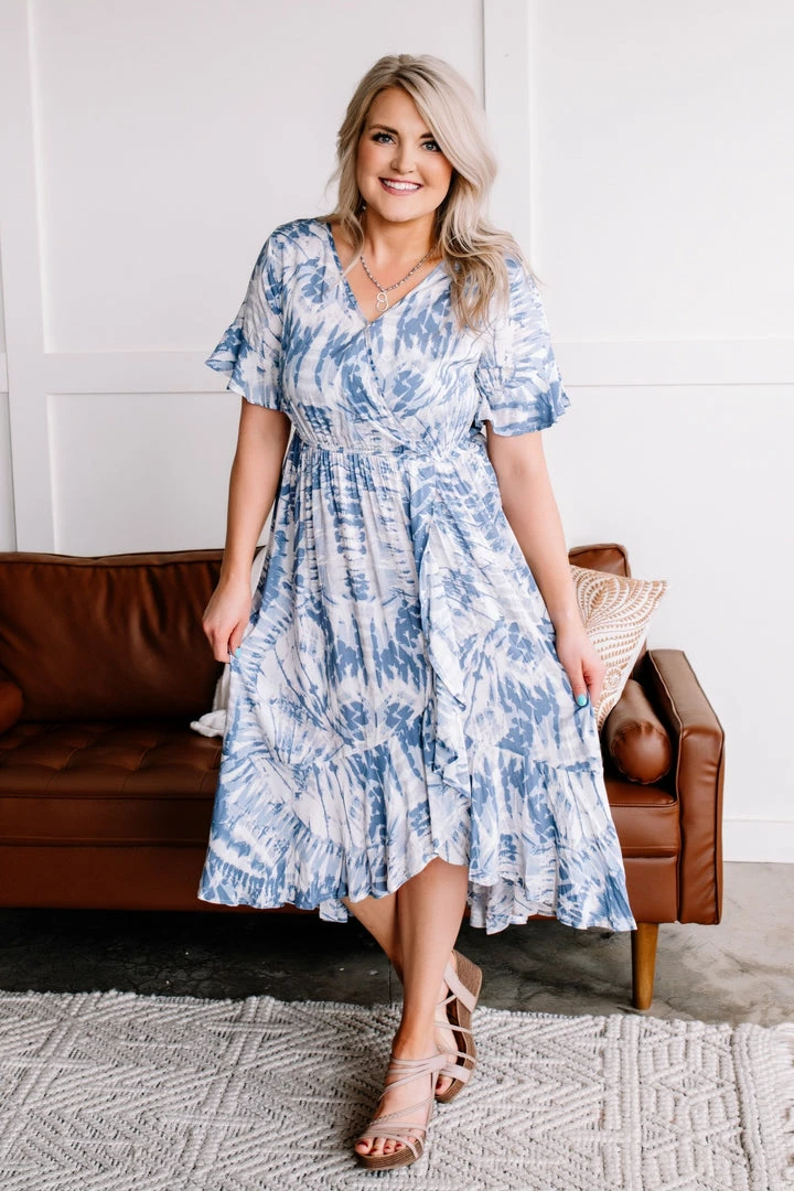 No Ship Drop Ship Point Break Flowy Surplice High Low Dress In Ocean Blue (GHG-M) GHG- Shop Singles 1 No Ship Drop Ship Point Break Flowy Surplice High Low Dress In Ocean Blue (GHG-M) GHG- Shop Singles