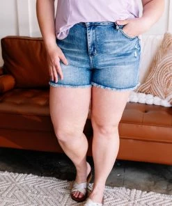 No Ship Drop Ship Apparel In High Spirits Cut Off Boyfriend Style Judy Blue Jean Shorts 11 No Ship Drop Ship Apparel In High Spirits Cut Off Boyfriend Style Judy Blue Jean Shorts
