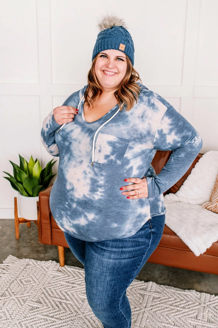 No Ship Drop Ship Nowhere To Hide Tie Dye Top In Vintage Blue (GHG- S, M) 6 No Ship Drop Ship Nowhere To Hide Tie Dye Top In Vintage Blue (GHG- S, M)