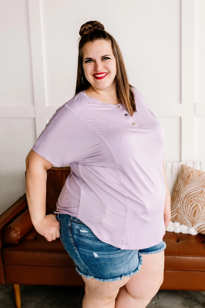 No Ship Drop Ship Decorate My World Button Top In Lavender Apparel 5 No Ship Drop Ship Decorate My World Button Top In Lavender Apparel