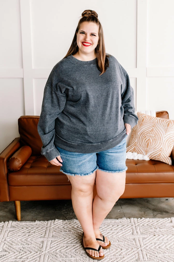 No Ship Drop Ship Drop The Subject Sweatshirt In Charcoal 3 No Ship Drop Ship Drop The Subject Sweatshirt In Charcoal