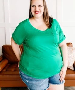 No Ship Drop Ship Pocketful Of Basics In Kelly Green 9 No Ship Drop Ship Pocketful Of Basics In Kelly Green