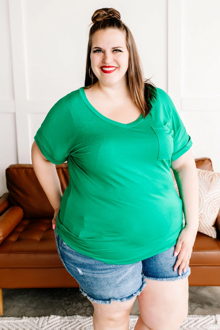 No Ship Drop Ship Pocketful Of Basics In Kelly Green 4 No Ship Drop Ship Pocketful Of Basics In Kelly Green