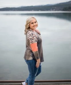 No Ship Drop Ship Split Decision Tie Dye Raglan Top