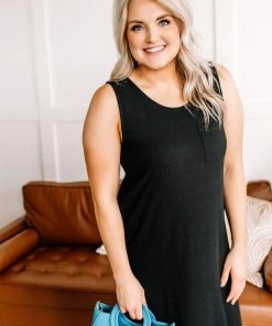 No Ship Drop Ship Apparel Longing For You Midi Dress In Black