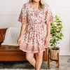 No Ship Drop Ship Saving The Best Boho Floral Tie Back Dress In Coral (GHG-S)