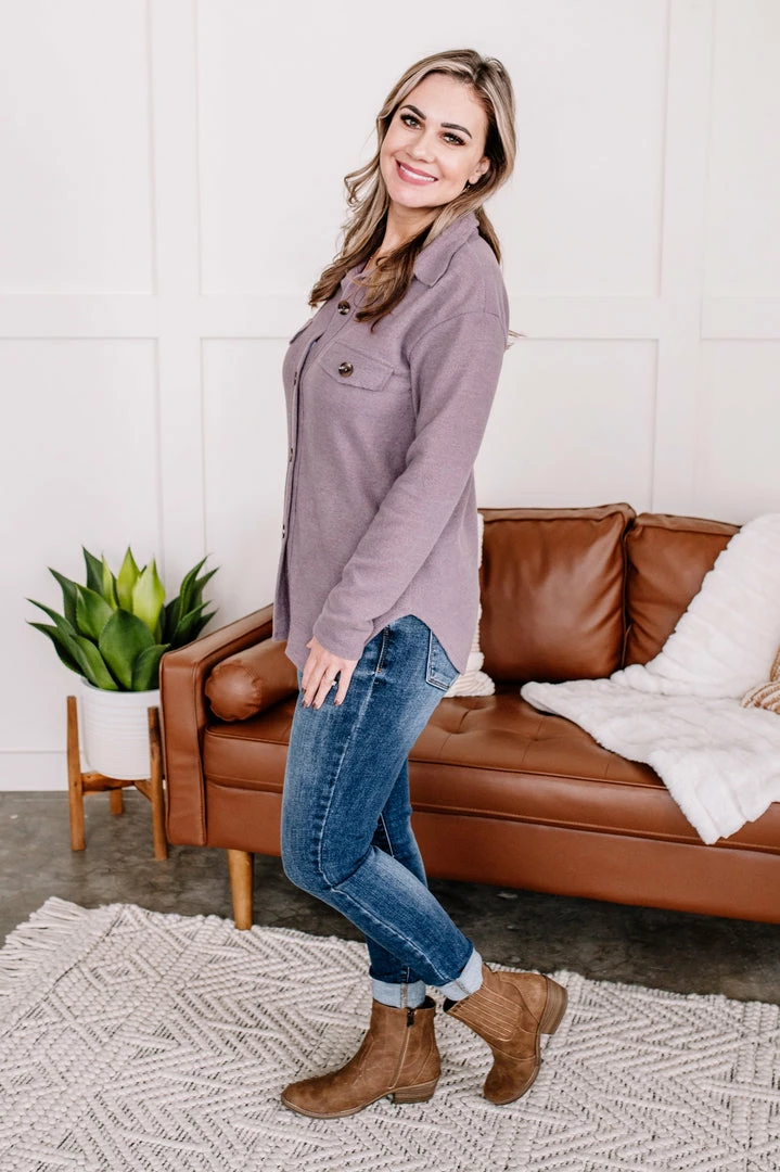 No Ship Drop Ship Brush Your Cares Away Button Up Top In Silver Peony Apparel 7 No Ship Drop Ship Brush Your Cares Away Button Up Top In Silver Peony Apparel