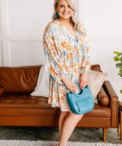 No Ship Drop Ship Cry Pretty Babydoll Floral Dress