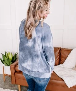 No Ship Drop Ship Apparel Meet The Crew Dolman Sleeve Tie Dye Top