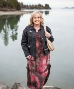 No Ship Drop Ship Strike Our Fancy Maxi Dress In Dragon Fruit Colors