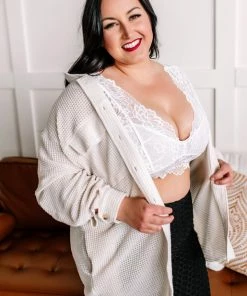 No Ship Drop Ship The Lace Effect Layering Bralette In White