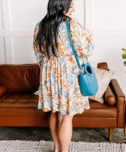 No Ship Drop Ship Cry Pretty Babydoll Floral Dress