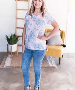 No Ship Drop Ship Keep Your Florals Close In Soft Blush