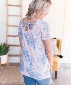 No Ship Drop Ship Keep Your Florals Close In Soft Blush