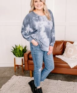 No Ship Drop Ship Apparel Meet The Crew Dolman Sleeve Tie Dye Top