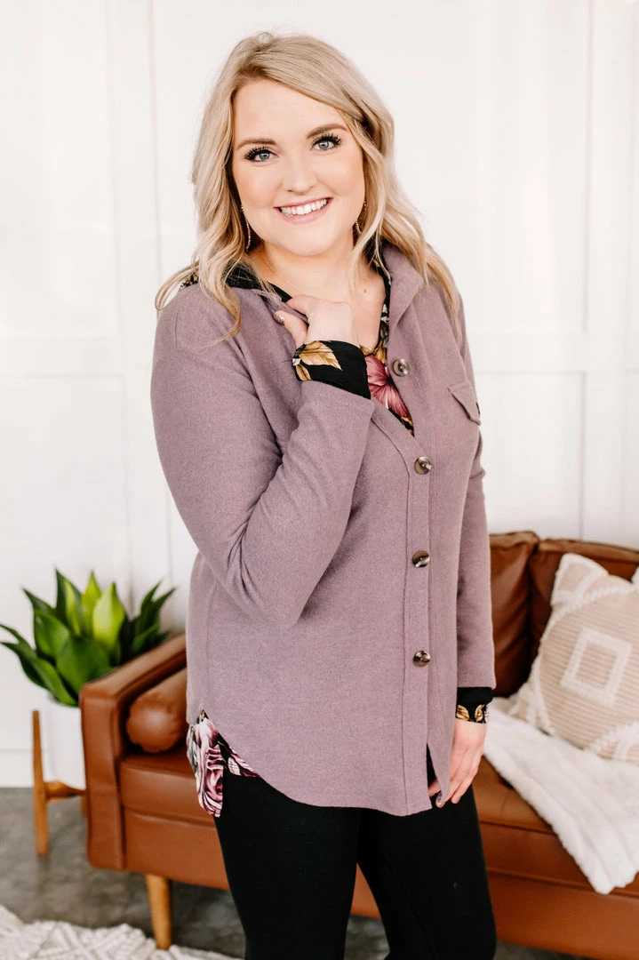 No Ship Drop Ship Brush Your Cares Away Button Up Top In Silver Peony Apparel 2 No Ship Drop Ship Brush Your Cares Away Button Up Top In Silver Peony Apparel