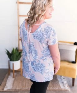 No Ship Drop Ship Keep Your Florals Close In Soft Blush