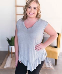 No Ship Drop Ship Iron Out The Details In Light Gray Apparel