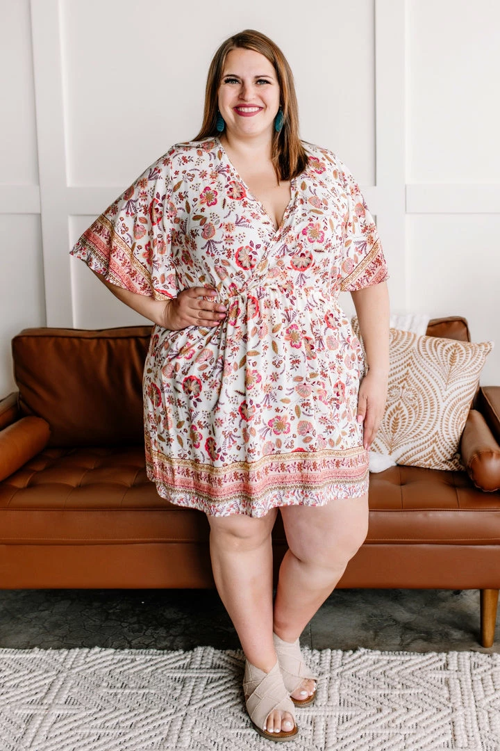 No Ship Drop Ship Saving The Best Boho Floral Tie Back Dress In Coral (GHG-S) 5 No Ship Drop Ship Saving The Best Boho Floral Tie Back Dress In Coral (GHG-S)