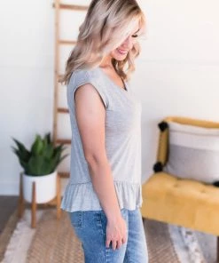 No Ship Drop Ship Iron Out The Details In Light Gray Apparel