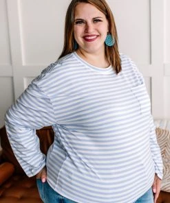 No Ship Drop Ship Go Big Striped Top In Lavender 13 No Ship Drop Ship Go Big Striped Top In Lavender