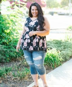 Boutique Simplified Tiered Vintage Floral Babydoll