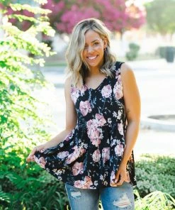 Boutique Simplified Tiered Vintage Floral Babydoll