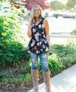 Boutique Simplified Tiered Vintage Floral Babydoll